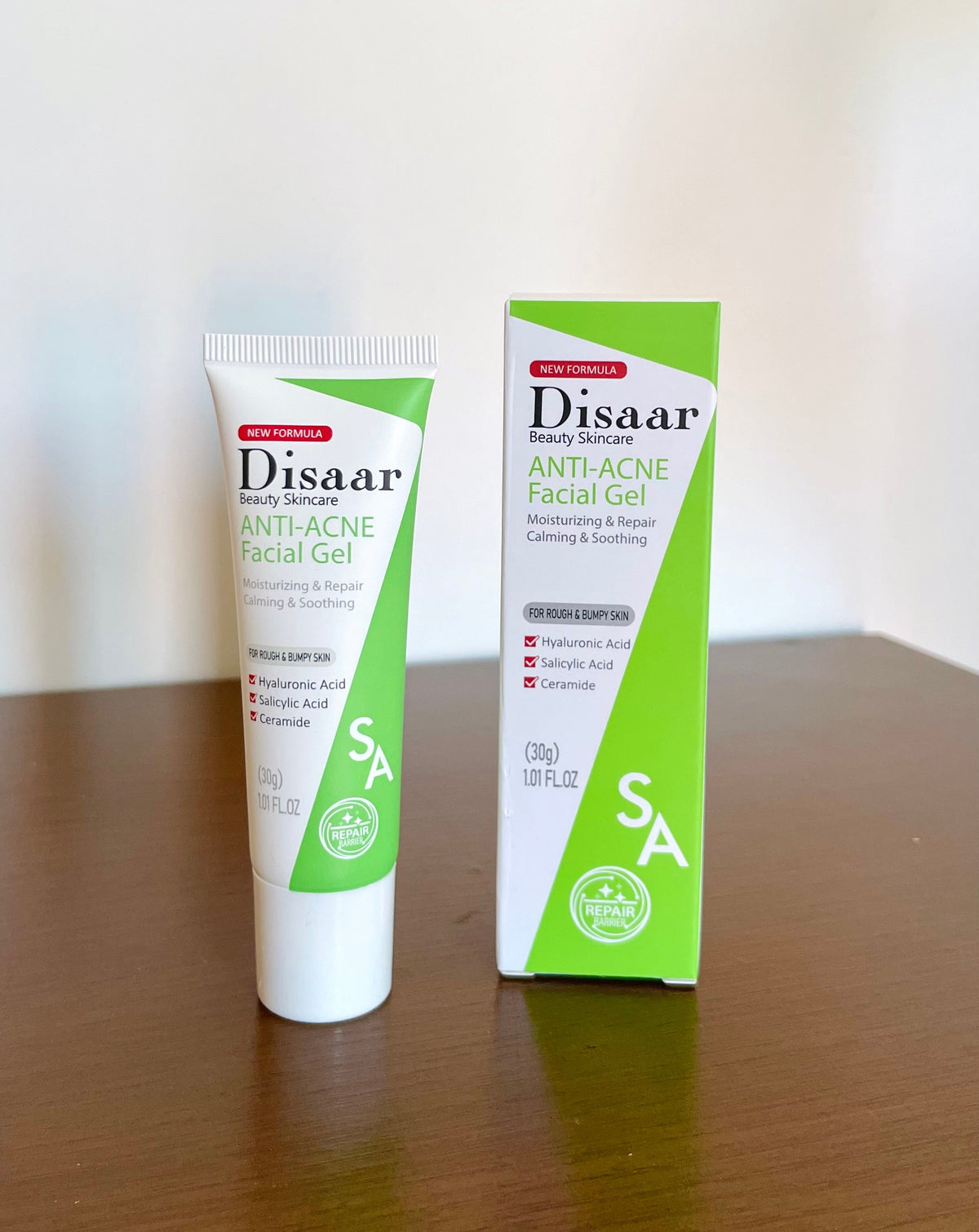 Gel para el acné